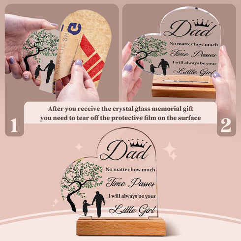 Personalized Acrylic Plaque Perfect Dad Gifts for Birthdays  Holidays
